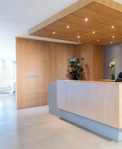 オフィスの受付